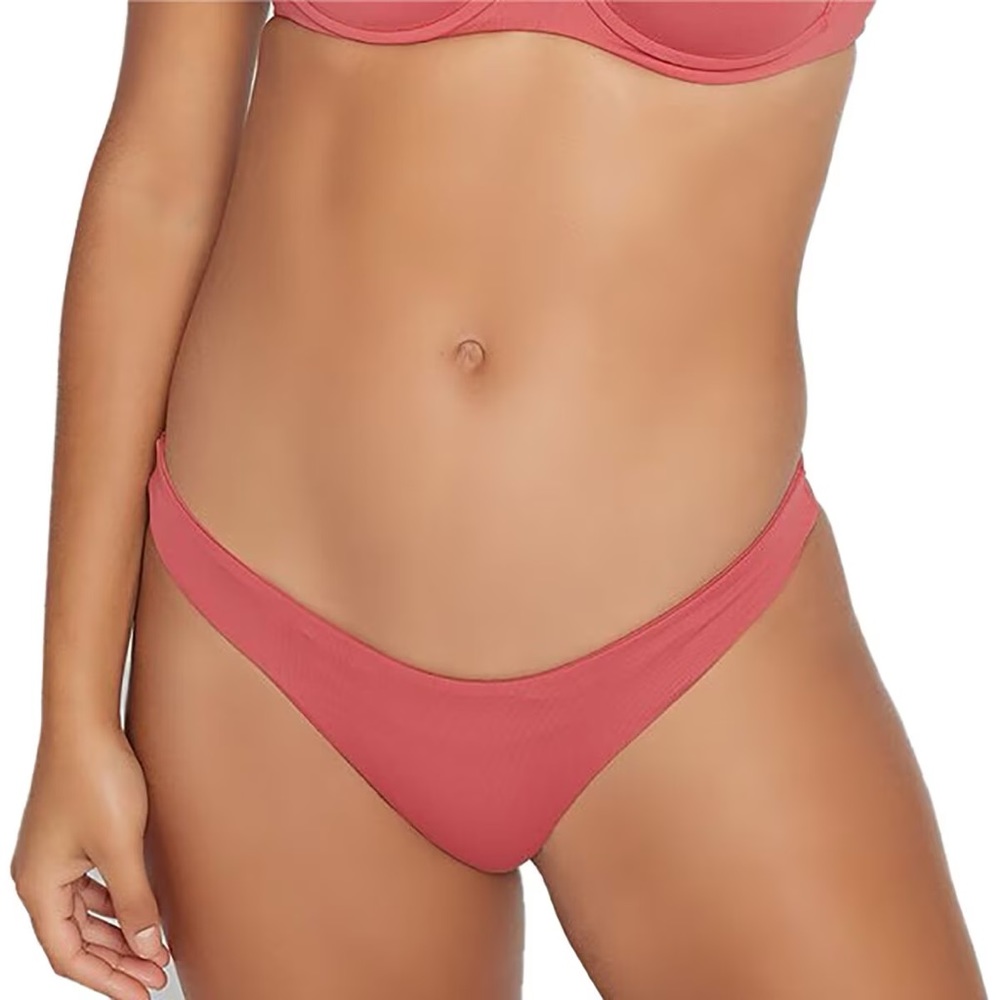 L*SPACE Sandy Classic Bikini Bottom Color Brick